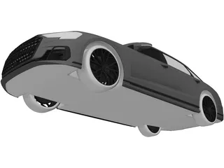 Audi A8 Long (2022) 3D Model preview