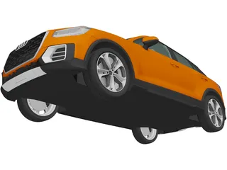 Audi Q2 (2020) 3D Model preview