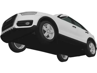 Audi Q3 (2011) 3D Model preview