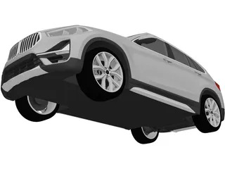 BMW X1 (2020) 3D Model preview
