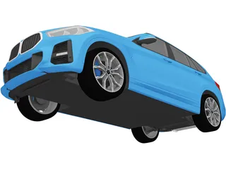 BMW X1 M-Sport (2020) 3D Model preview