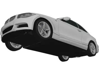 BMW 135i Coupe (2007) 3D Model preview