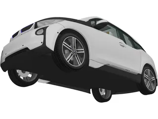 BMW i3 Coupe (2014) 3D Model preview