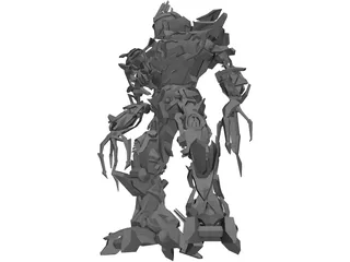 Transformers Movie Megatron 3D Model preview