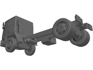 MAN Truck LEM220 3D Model preview
