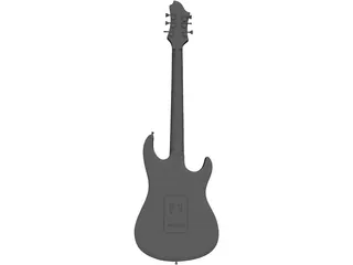 Electric Guitar 3D Model preview