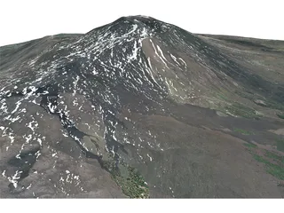 Mount Etna 3D Model preview