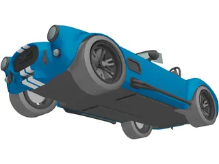 Shelby Cobra GT 3D Model preview
