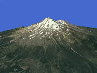 Mount Shasta 3D Model preview