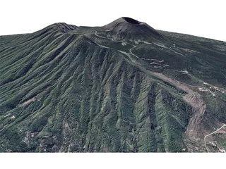 Mount Vesuvio 3D Model preview