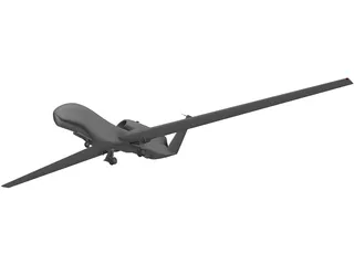 Northrop Grumman RQ-4 Global Hawk 3D Model preview