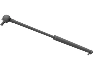 Gas Spring 3D Model preview