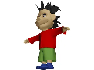 Boy 3D Model preview