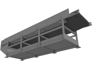 Conveyor Belt 5m 3D Model preview