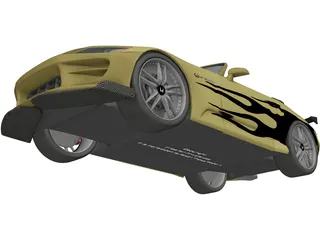 Honda S2000 [Tuned] 3D Model preview