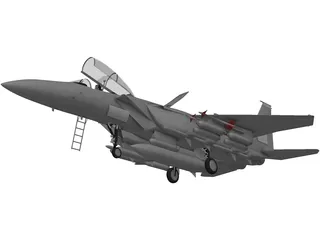F-15 Hornet 3D Model preview