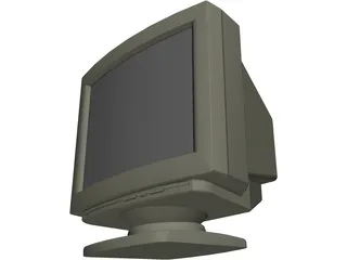 Computer Monitor 3D Model preview