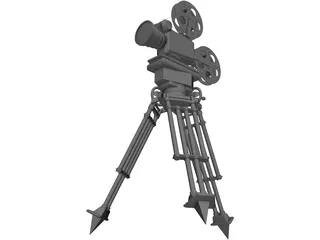 Film Projector 3D Model preview