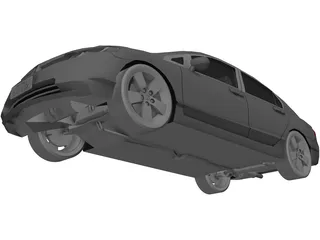 Honda Civic (2007) 3D Model preview