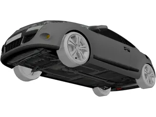 Renault Megane (2009) 3D Model preview
