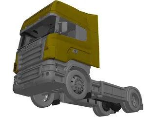 Scania 580 (2005) 3D Model preview
