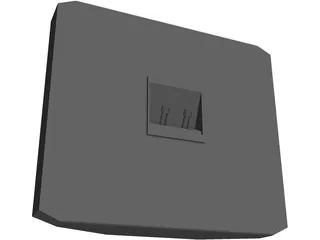 Rear Speaker Focal 800S 3D Model preview