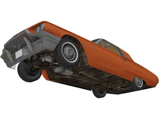 Ford Thunderbird (1964) 3D Model preview