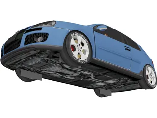 Volkswagen Golf GTi 3D Model preview