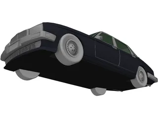 Jaguar XJ6 Sovereign 3D Model preview