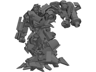 Transformers Movie IronHide 3D Model preview