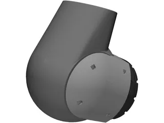 Wescam 16 Inch Camera Pod 3D Model preview