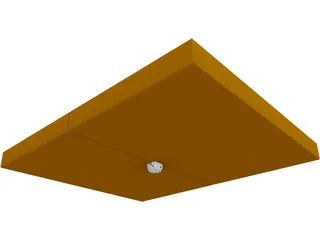 Backgammon Game 3D Model preview