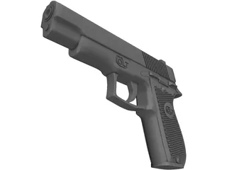 Colt Double Eagle 3D Model preview