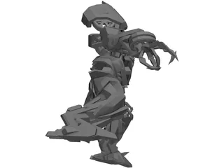 Transformers Movie Barricade 3D Model preview