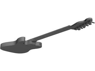 Guitar Fender Telecaster 3D Model preview