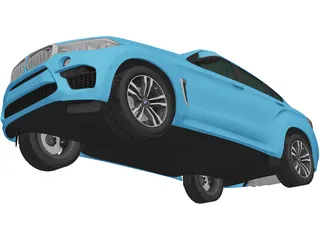BMW X6M (2015) 3D Model preview