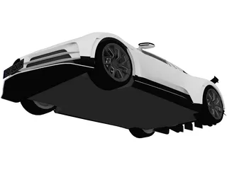Bugatti Centodieci (2020) 3D Model preview