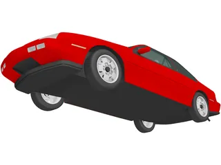 Chevrolet Beretta GT (1988) 3D Model preview