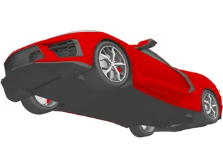Chevrolet Corvette C8 Stingray (2020) 3D Model preview