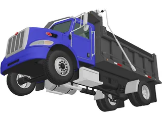 Peterbilt 340 Dump Truck (2009) 3D Model preview
