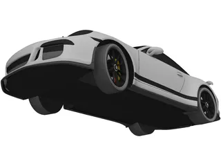Porsche 911 GT3 (2017) 3D Model preview