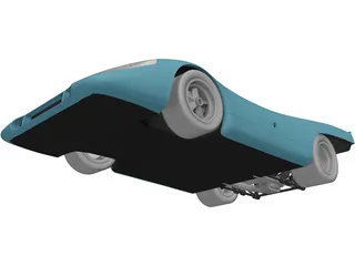 Porsche 917K (1969) 3D Model preview
