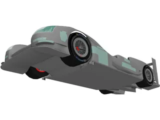 Porsche 919 3D Model preview