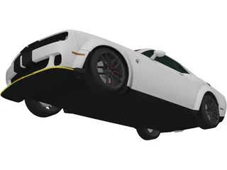 Dodge Challenger SRT Hellcat (2018) 3D Model preview