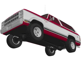 Dodge Ramcharger (1979) 3D Model preview