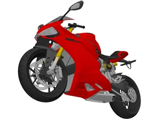 Ducati 1199 Panigale (2012) 3D Model preview