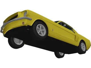 Ford Mustang Fastback (1965) 3D Model preview
