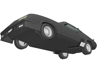 Ford Falcon GT Coupe Interceptor Mad Max (1979) 3D Model preview