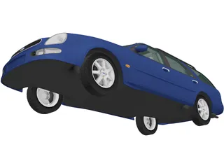 Ford Scorpio Wagon (1994) 3D Model preview