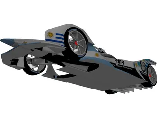 Formula E Gen2 3D Model preview